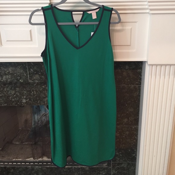 Banana Republic Green Knit Dress.
