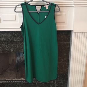 Banana Republic Green Knit Dress.