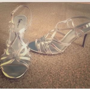 Silver Formal Fioni Night Heels