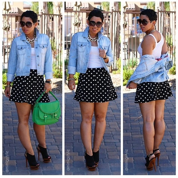 Forever 21 Dresses & Skirts - Cute polka dot skirt!