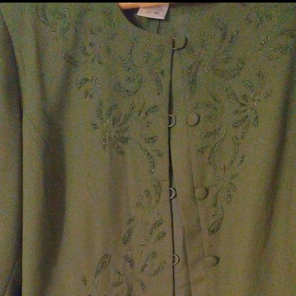 Skirt and matching button up top