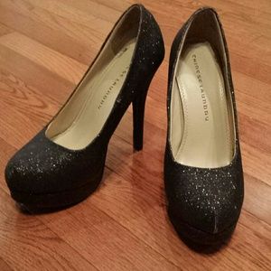 Chinese Laundry glitter pumps