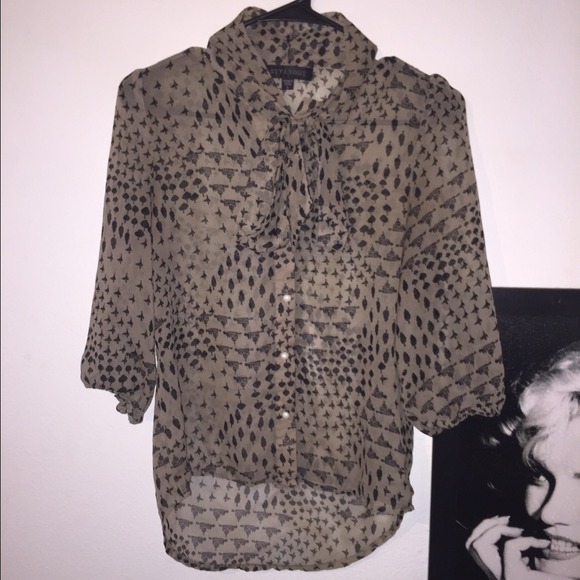 Printed Dress Up Blouse