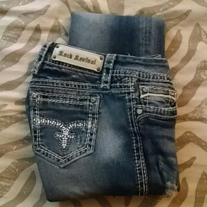 Hold!!Rock revival Teresa distressed boot cut jean