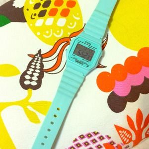 Minty blue TIMEX watch