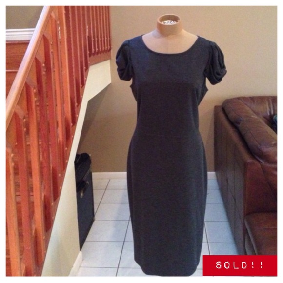 Charcoal grey dress