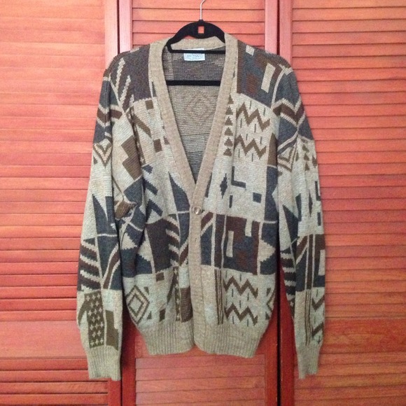 Vintage Geometric Sweater
