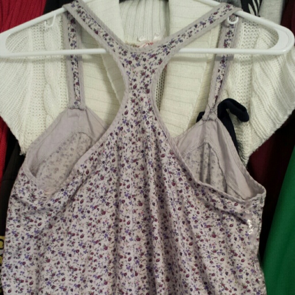Floral Pattern Decree Top with Bow - Picture 2 of 4
