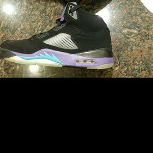 Custom Jordan Black Grape 5s