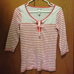 NWOT Lucky Brand 3/4 Sleeve Shirt