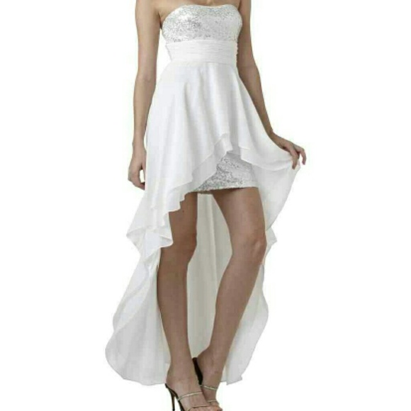 Prom dress white !