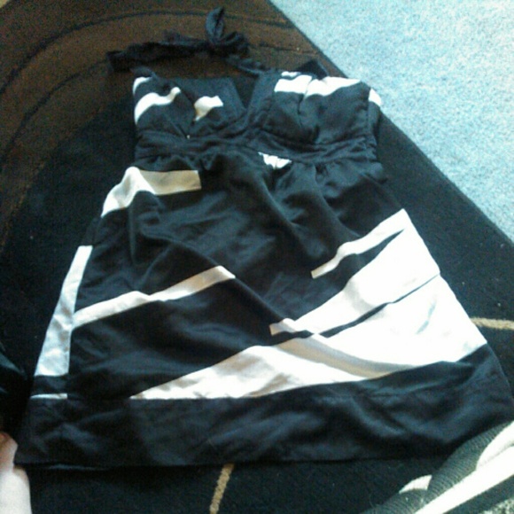 Bebe silky halter dress