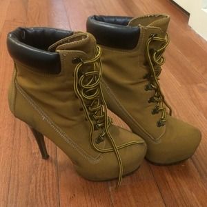 Zigisoho Timberland style heels