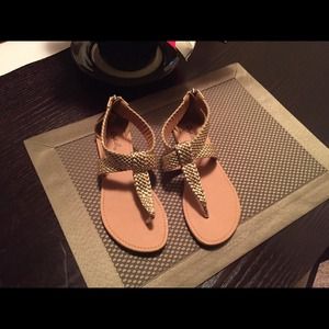 Gold Sandals