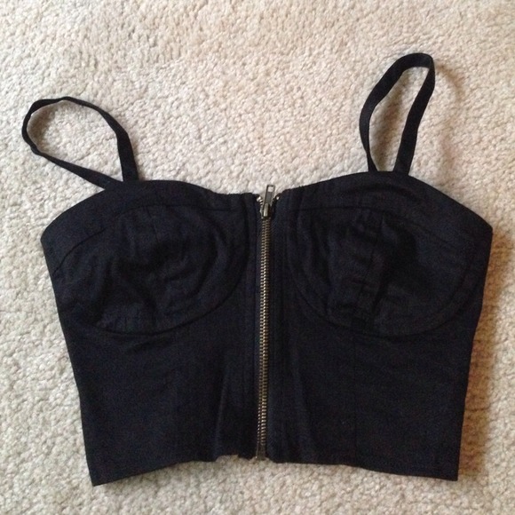 NWOT Black Nollie Bustier