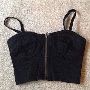 NWOT Black Nollie Bustier