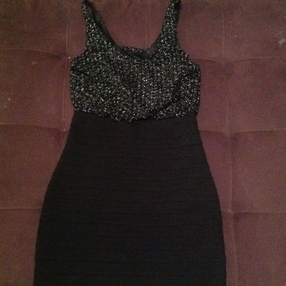 Sparkly Little Black Dress