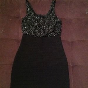 Sparkly Little Black Dress