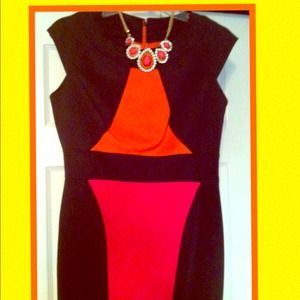 Never worn Colorblock Bodycon Style Dress