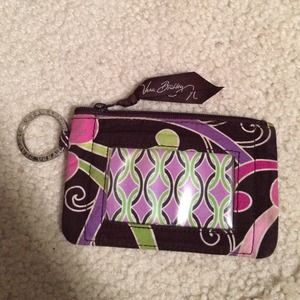 Vera Bradley keychain wallet