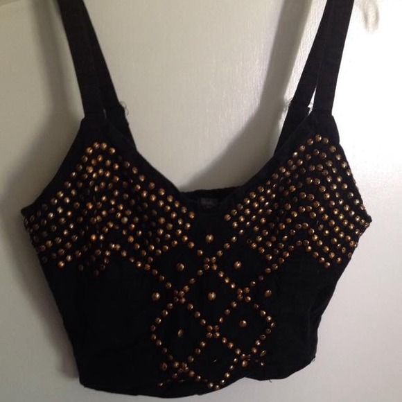 Urban Outfitters Tops - Studded crop top UO
