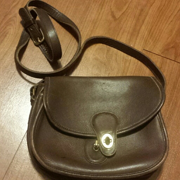 Brown Coach cross body