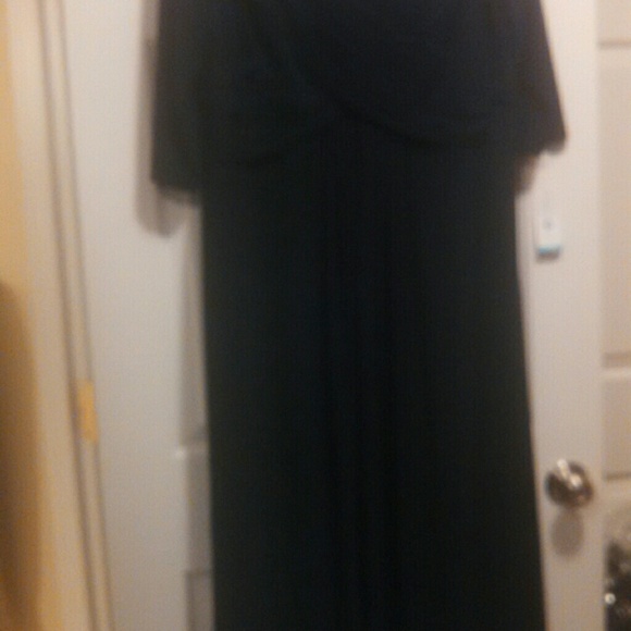 Women's formal navy long dress50