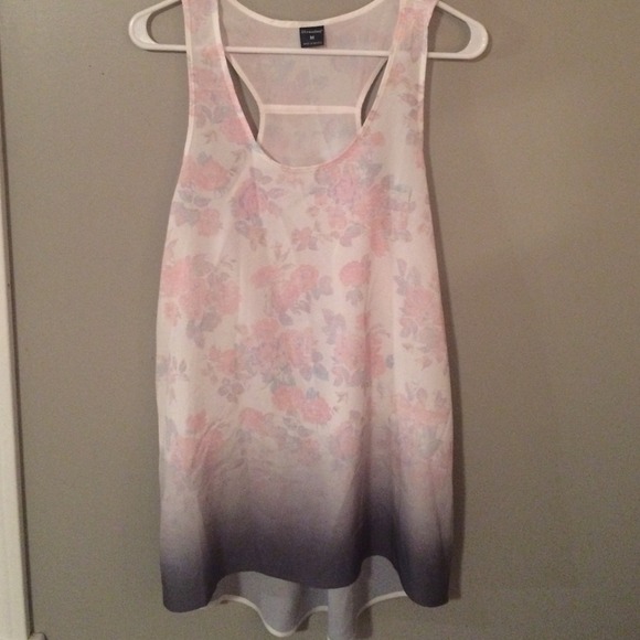 Gradient Floral Tunic