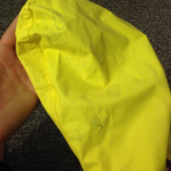 Rain coat marks