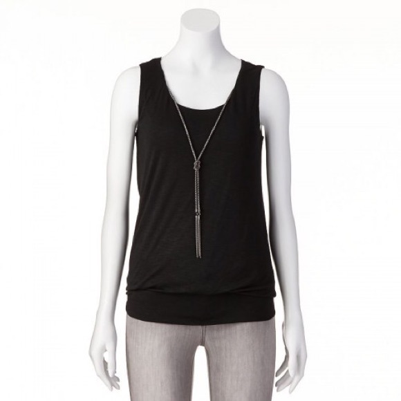 Tops - ✂️Last Call ✂️Ab studio black top