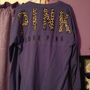 SOLD Victoria's Secret pink varsity crew