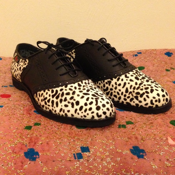 Bass Shoes - BUNDLED!! Bass Enfield-3 Dalmatian Calf Hair