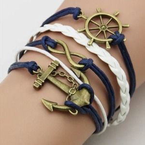 Brand New Stacked Rope Bracelet