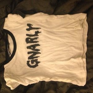 Brandy Melville, one size, "gnarly" crop top!!