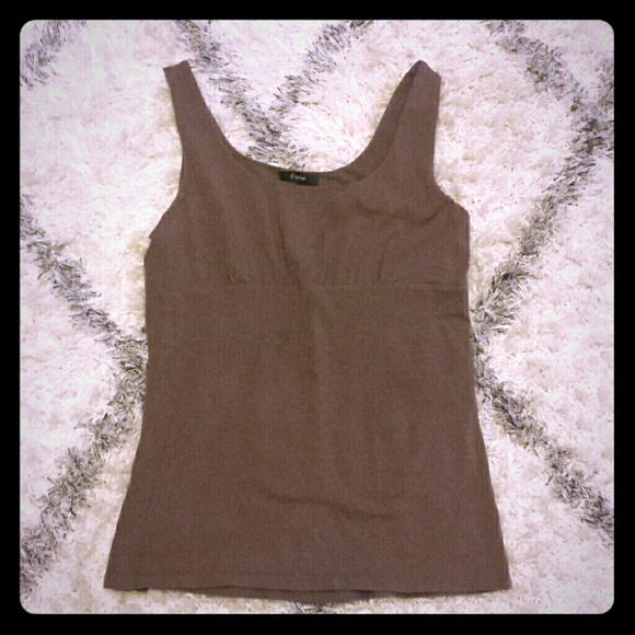 Express brown tank top Large