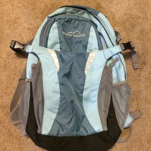 Baby blue Eddie Bauer backpack