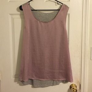 Coldwater creek contrast tank top