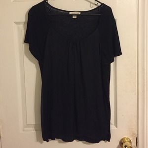 Coldwater creek contrast black top