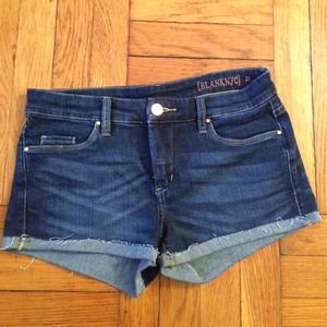 Blank NYC denim cut-off shorts