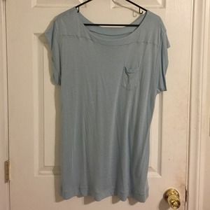 Baby blue cold water creek top