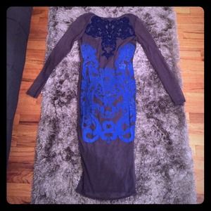 ASOS shell - grey and blue - see through