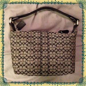 Coach Black Logo Bag