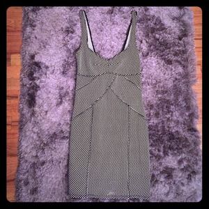 Free People Black and white body con dress