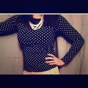 Polka dot top