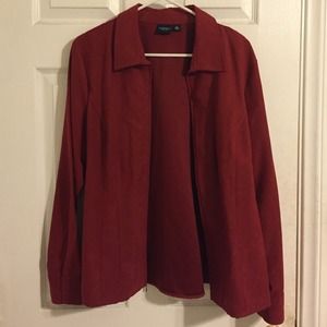 Sonoma zip up red jacket
