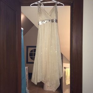 Gold sparkly dress