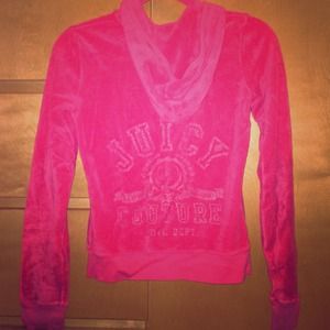 Hot pink Juicy Couture sweater