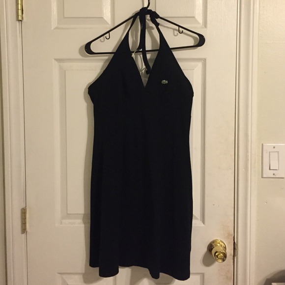 Lacoste black halter dress