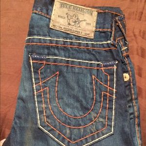 Mens True Religion Jeans Sz 29 & Sz 28 BUNDLE .
