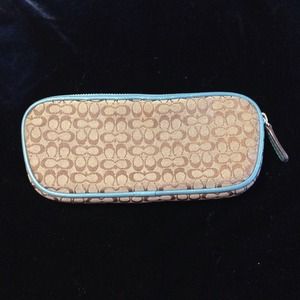 Coach eyeglass soft case